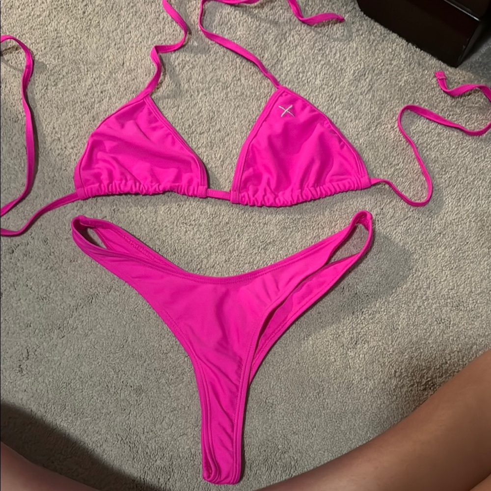 Vibrant Pink Bikini Set